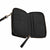Scully Womens Small Woven Essentials Black Leather 4x7x1.75in Crossbody Bag