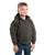 Berne Apparel Unisex Softstone Duck Hooded Olive Duck 100% Cotton Jacket