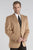Circle S Mens Camel 100% Microsuede Galveston Boot Stitch Jacket Blazer 52 LX