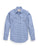 Ely and Walker Womens Granddaddy Gingham Snap Blue Poly/Cotton L/S Shirt