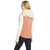 Cripple Creek Womens Two-Toned Hooded CCP Coral Reef 100% Cotton Vest