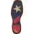 Durango Mens Brown Leather Texas Flag Pull On Saddle Cowboy Boots