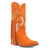 Dingo Womens Day Dream Orange Leather Cowboy Boots
