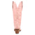 Dingo Womens Love Bug Pink Leather Cowboy Boots