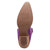 Dingo Womens Movin On Purple Suede Cowboy Boots