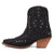 Dingo Womens Preciousie Black Leather Cowboy Boots