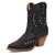 Dingo Womens Preciousie Black Leather Cowboy Boots
