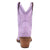 Dingo Womens Preciousie Lavender Leather Cowboy Boots