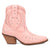 Dingo Womens Preciousie Pink Leather Cowboy Boots