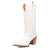 Dingo Womens Hensley White Leather 13in Cowboy Boots
