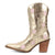 Dingo Womens Starburst Gold Leather 9in Cowboy Boots