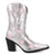 Dingo Womens Starburst Silver Leather 9in Cowboy Boots