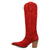 Dingo Womens Evita Red Suede 16in Cowboy Boots