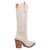 Dingo Womens Evita White Suede 16in Cowboy Boots