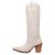 Dingo Womens Evita White Suede 16in Cowboy Boots