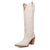 Dingo Womens Evita White Suede 16in Cowboy Boots