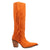 Dingo Womens Twister Orange Suede 16in Fringe Cowboy Boots