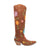 Dingo Womens Flower Power Brown Suede Cowboy Boots 11 M
