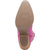 Dingo Womens Silver Dollar Fuchsia Leather Fashion Boots