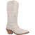 Dingo Womens Full Bloom Cowboy Boots Leather White