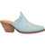 Dingo Womens Wildflower Mule Mule Shoes Leather Blue