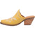 Dingo Womens Wildflower Mule Mule Shoes Leather Yellow