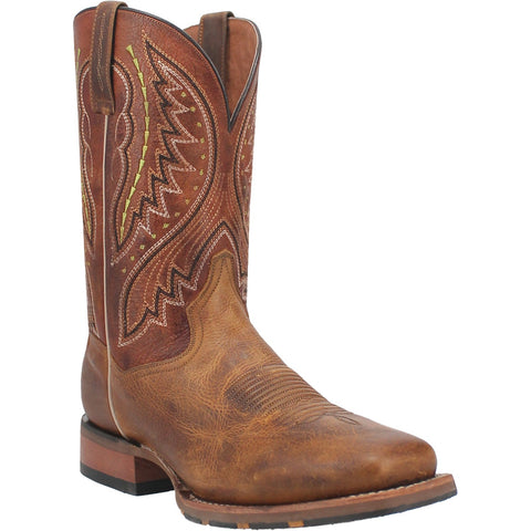 Dan Post Mens Dugan Brown Bison Leather Cowboy Boots 9 D