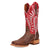 Dan Post Womens Lacey Brown/Red Leather Cowboy Boots 10 M