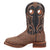 Dan Post Mens Tusker Trail Brown/Black Leather 11in Cowboy Boots