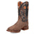 Dan Post Mens Tusker Trail Brown/Black Leather 11in Cowboy Boots