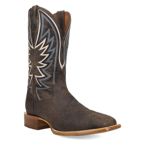 Dan Post Mens Boars Run Wild Charcoal Wild Boar 12in Cowboy Boots