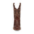 Dan Post Womens Kylo Chocolate Full Quill Ostrich Cowboy Boots