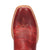 Dan Post Womens Adelaide Red/White Leather Cowboy Boots