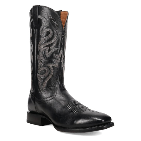 Dan Post Mens Remington Black Leather 13in Cowboy Boots
