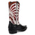 Dan Post Mens Ronan Black/Multi Leather 13in Cowboy Boots