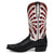 Dan Post Mens Ronan Black/Multi Leather 13in Cowboy Boots