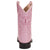 Old West Pink Children Girls Scroll Stitch Cowboy Western Boots