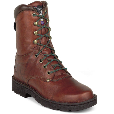 Georgia Eagle Light Mens Russet Wildwood Leather Comfort Work Boots