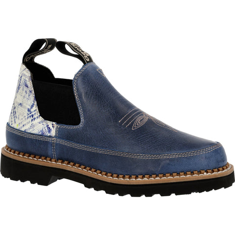 Georgia Womens Boho Romeo Blue Leather Work Boots