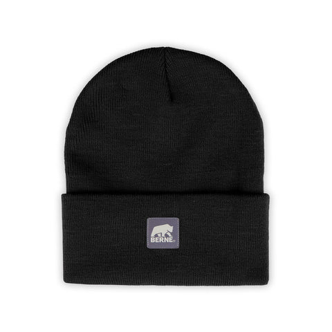 Berne Mens Black Acrylic Knit Cap