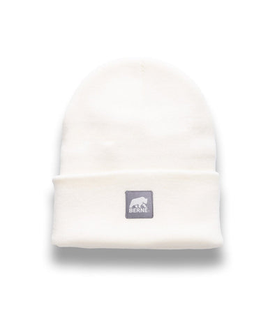 Berne Unisex Heritage Knit Cuff White 100% Acrylic Beanie Hat