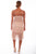 Scully Womens Rose Polyester Tiered Lace S/L Dress