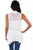 Scully Womens Ivory Rayon Lace Knit Vest