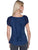 Scully Honey Creek Womens Blue 100% Rayon S/S Multi-Fabric Blouse
