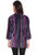 Scully Womens Two Pockets Plum Nylon Viscose Cardigan Sweater S