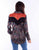 Scully Womens Feather Fringe Black 100% Polyester L/S Blouse