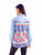 Scully Womens Microfiber Aztec Scene Denim Cotton Blend L/S Shirt