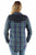 Scully Womens Airy Plaid Yokes Blue Rayon Blend L/S Shirt