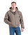 Berne Mens Heartland Washed Duck Hooded Work Grey Stone 100% Cotton Coat