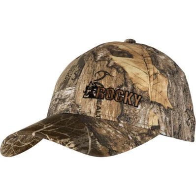 Rocky Mens ProHunter FlexFit Realtree Edge Synthetic Baseball Cap Hat